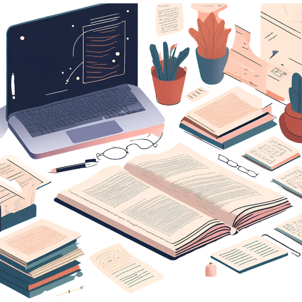 Zaawansowany research i analiza materialow do pracy magisterskiej